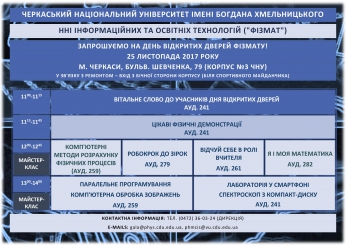 ДЕНЬ ВІДКРИТИХ ДВЕРЕЙ